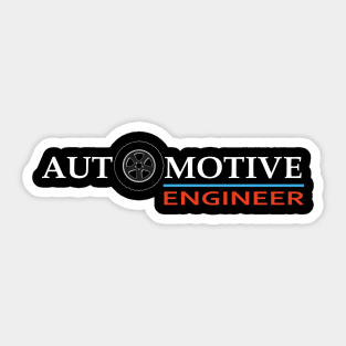 Best design automotive engineer auto mechanics Sticker